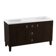 Kohler Poplin 60" bathroom vanity cabinet K-99537-LG-1WB - Plumbing Market