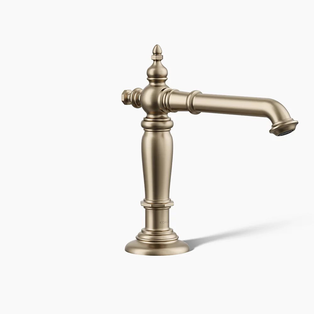 Kohler Artifacts Bathroom sink faucet spout with Column design, 1.2 gpm K-72760-BV - Plumbing Market