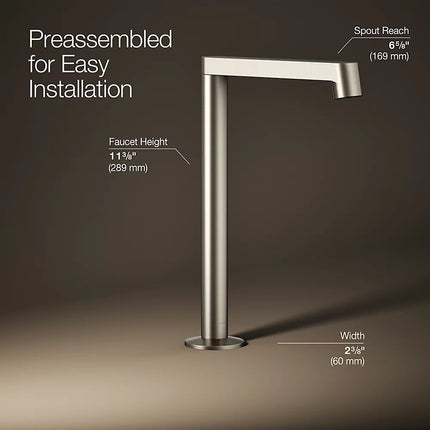 Kohler Components Bathroom sink faucet spout with Row design, 1.2 gpm K-23887-BN - Plumbing Market