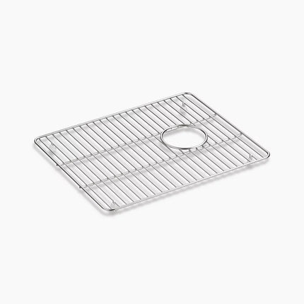 Kohler Cairn Stainless steel sink rack, 13-3/4" x 14", for K-8199 K-5656-ST - Plumbing Market