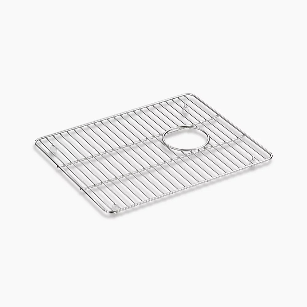 Kohler Cairn Stainless steel sink rack, 13-3/4" x 14", for K-8199 K-5656-ST - Plumbing Market