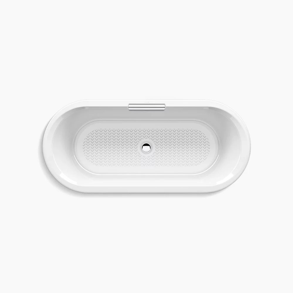 Kohler Volute 70-7/8" x 30-3/8" freestanding bath with base K-29330-0B7-0 - Plumbing Market