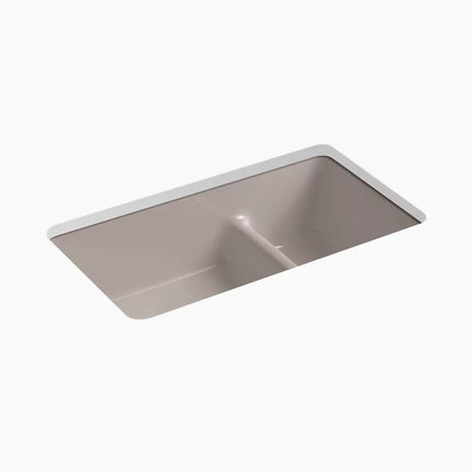 Kohler Iron/Tones Smart Divide 33" top-/undermount double-bowl kitchen sink K-6625-TRF - Plumbing Market