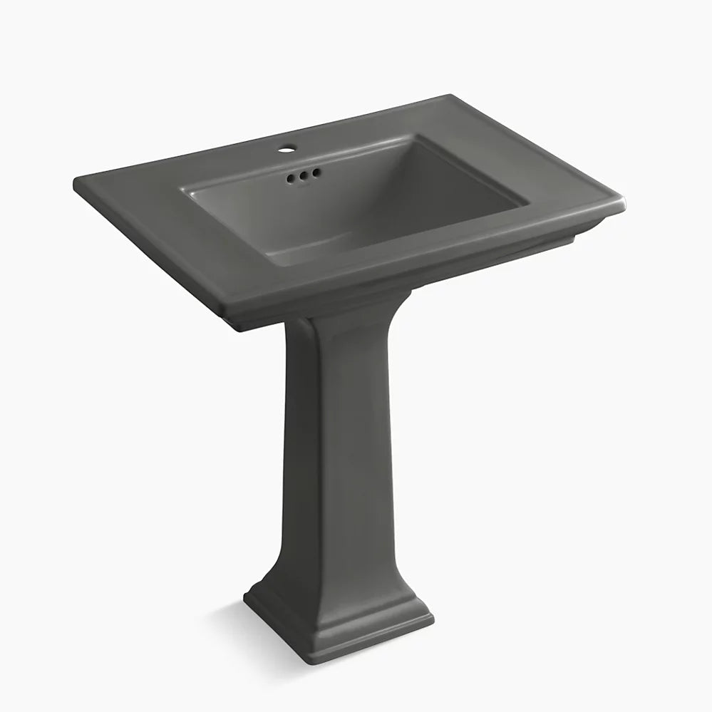 Kohler Memoirs Stately 30-3/4" rectangular pedestal bathroom sink K-2268-1-58 - Plumbing Market