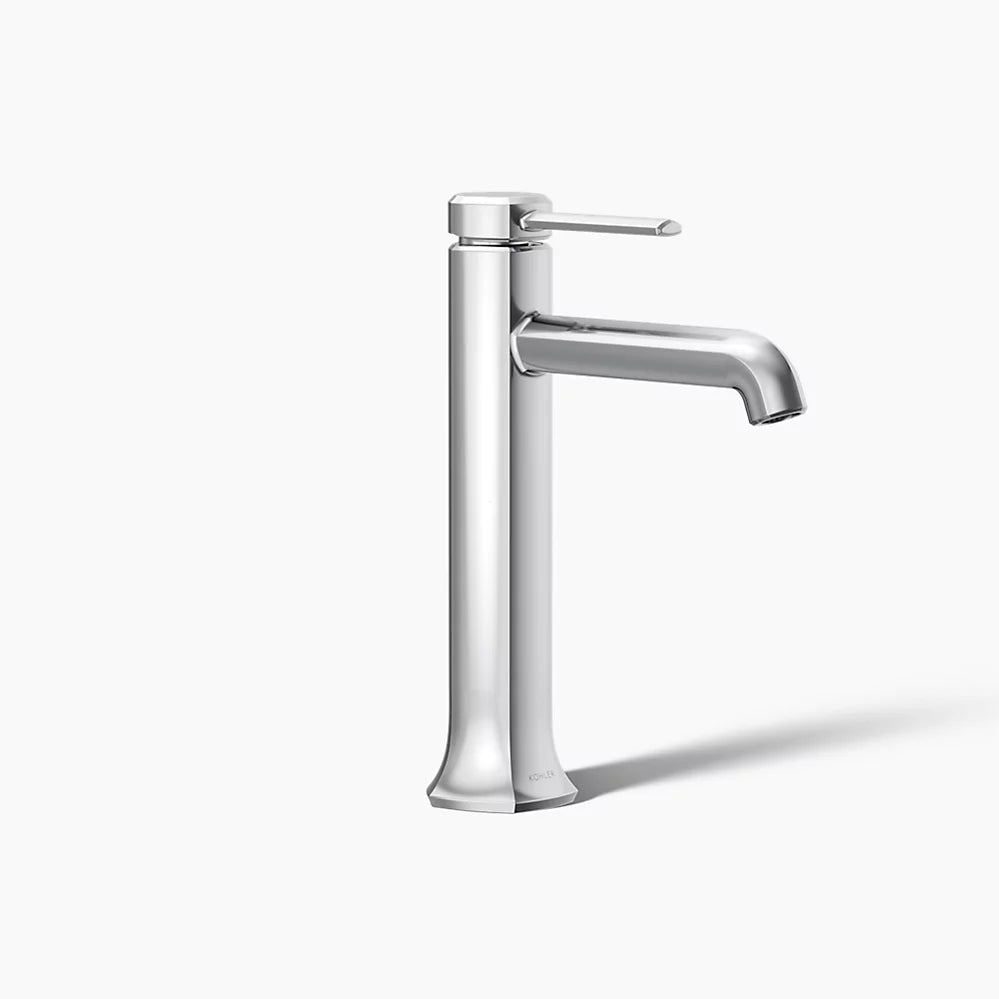 Kohler Occasion Tall single-handle bathroom sink faucet, 0.5 gpm K-27003-4N-CP - Plumbing Market
