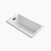 Kohler Tea-for-Two 60" x 32" drop-in Heated BubbleMassage air bath K-852-GHBN-0 - Plumbing Market