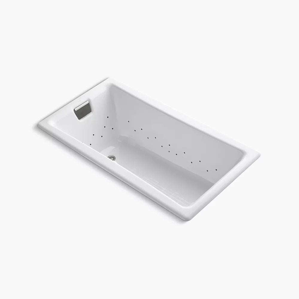 Kohler Tea-for-Two 60" x 32" drop-in Heated BubbleMassage air bath K-852-GHBN-0 - Plumbing Market