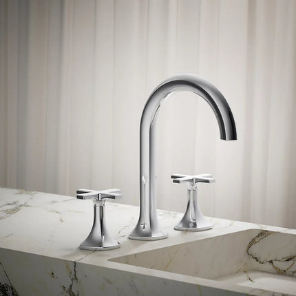 Kohler Occasion Cross bathroom sink faucet handles K-27010-3-CP - Plumbing Market