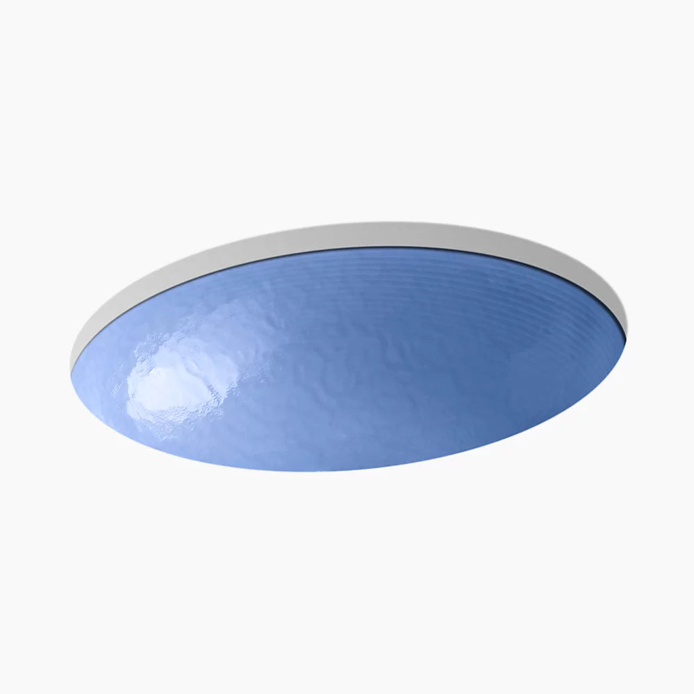 Kohler Whist Undercounter Glass Lav (Sapphire) 2741-G6-B11 - Plumbing Market