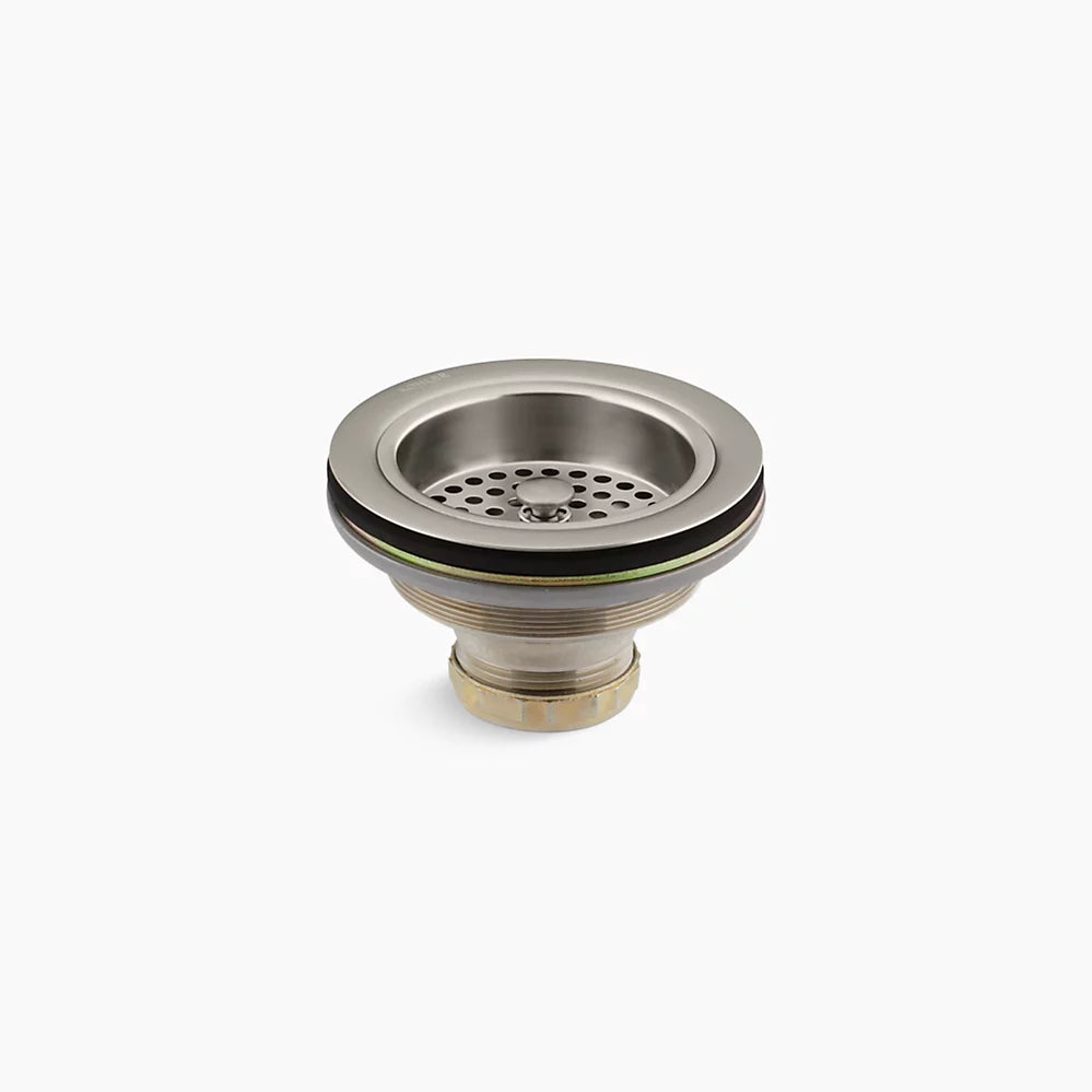 Kohler Duostrainer Sink drain and strainer basket, less tailpiece K-8799-BN - Plumbing Market