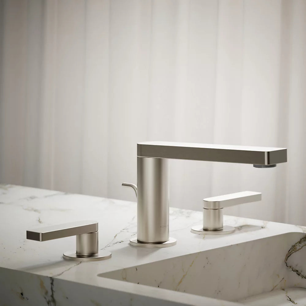 Kohler Composed Widespread bathroom sink faucet with Lever handles, 1.2 gpm K-73060-4-BN - Plumbing Market