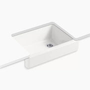 Kohler Whitehaven 29-1/2" undermount single-bowl farmhouse kitchen sink K-6486-FF - Plumbing Market