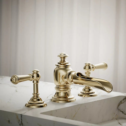 Kohler Artifacts with Flume design Bathroom sink faucet spout with Flume design, 1.2 gpm K-72761-AF - Plumbing Market