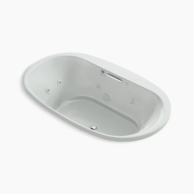 Kohler Underscore 71-1/2" x 41-1/2" drop-in Heated BubbleMassage air bath with whirlpool K-5718-XHGH-95 - Plumbing Market