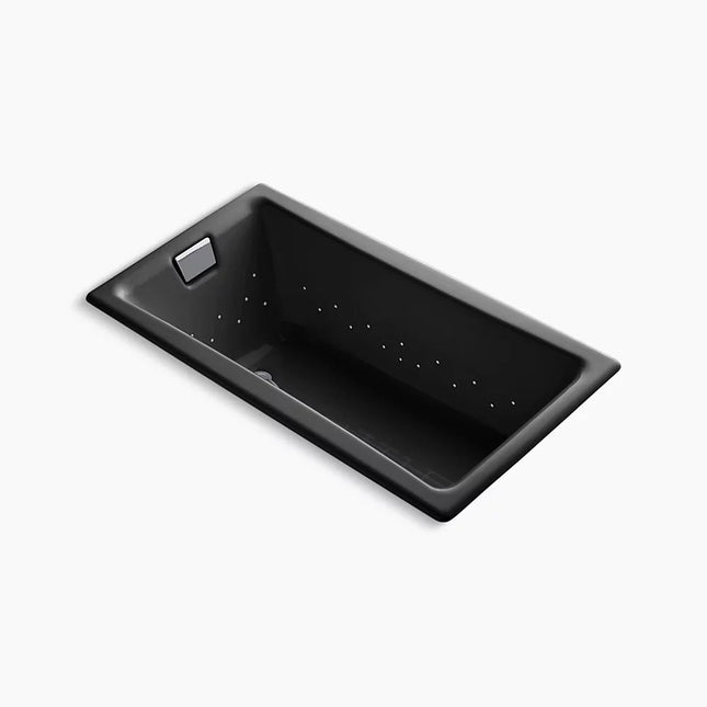 Kohler Tea-for-Two 60" x 32" drop-in Heated BubbleMassage air bath K-852-GHCP-7 - Plumbing Market