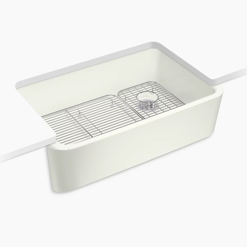 Kohler Ironridge 34" undermount single-bowl farmhouse kitchen sink K-24268-NY - Plumbing Market