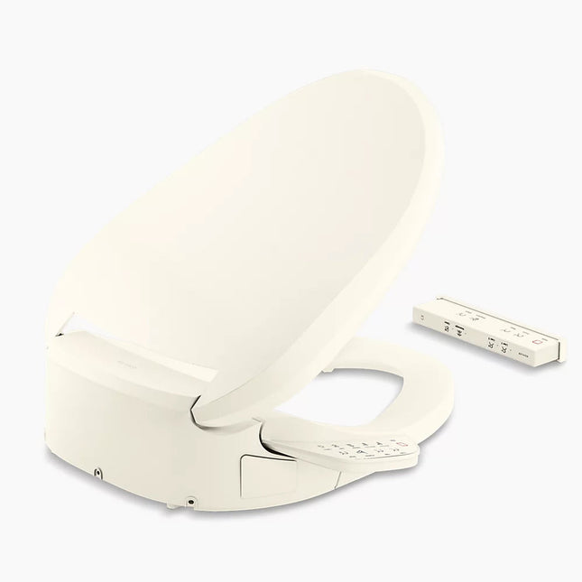 Kohler PureWash E725 Elongated bidet toilet seat with remote control K-28229-96 - Plumbing Market
