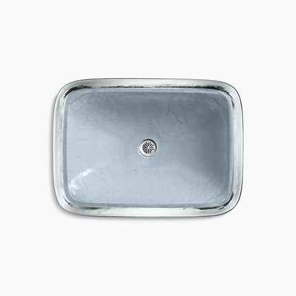 Kohler Inia 20-3/4" rectangular drop-in bathroom sink, no overflow K-2773-G1-B11 - Plumbing Market