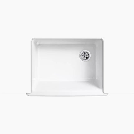 Kohler Whitehaven 29-3/4" undermount single-bowl farmhouse kitchen sink K-6487-96 - Plumbing Market