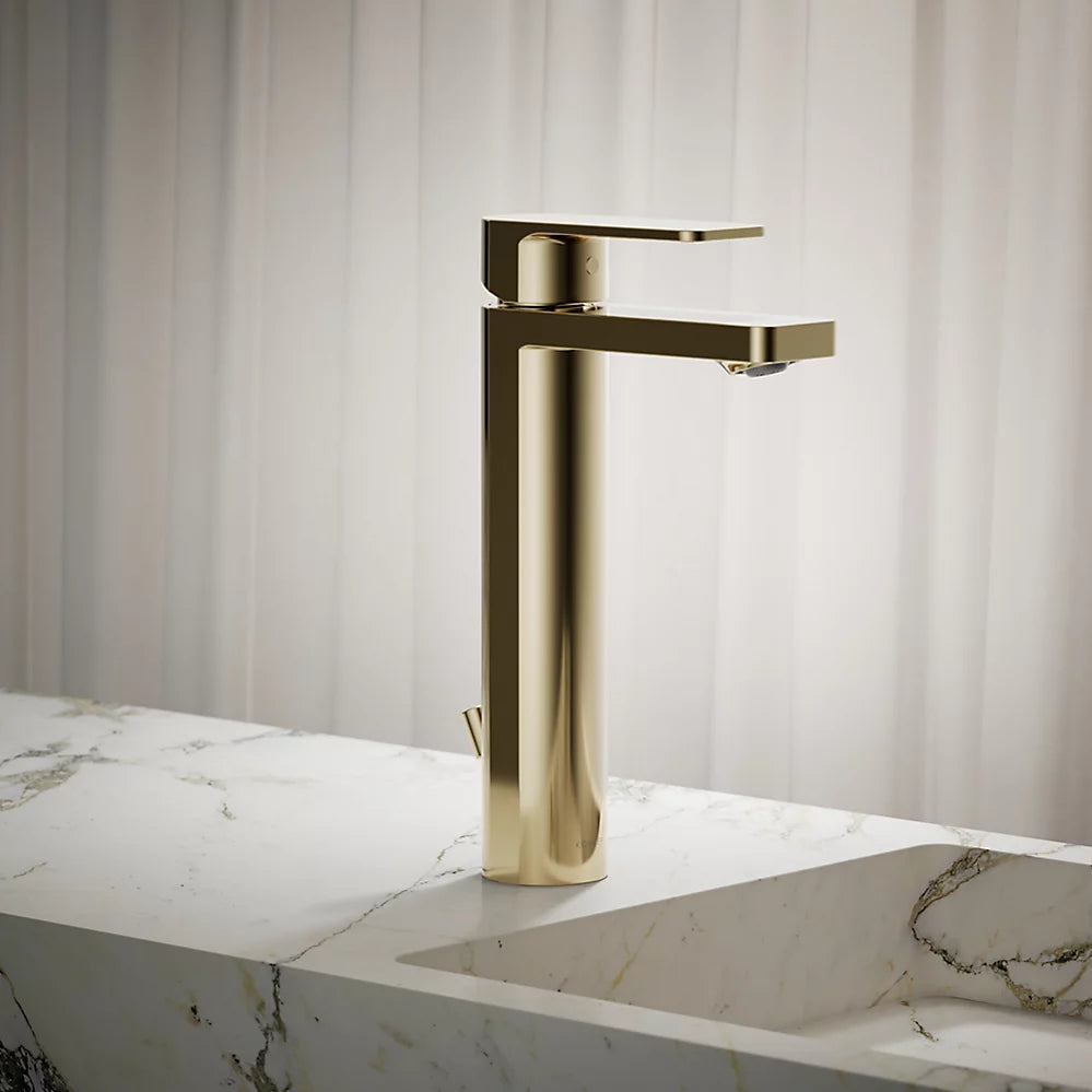 Kohler Parallel Tall single-handle bathroom sink faucet, 0.5 gpm K-23475-4N-AF - Plumbing Market