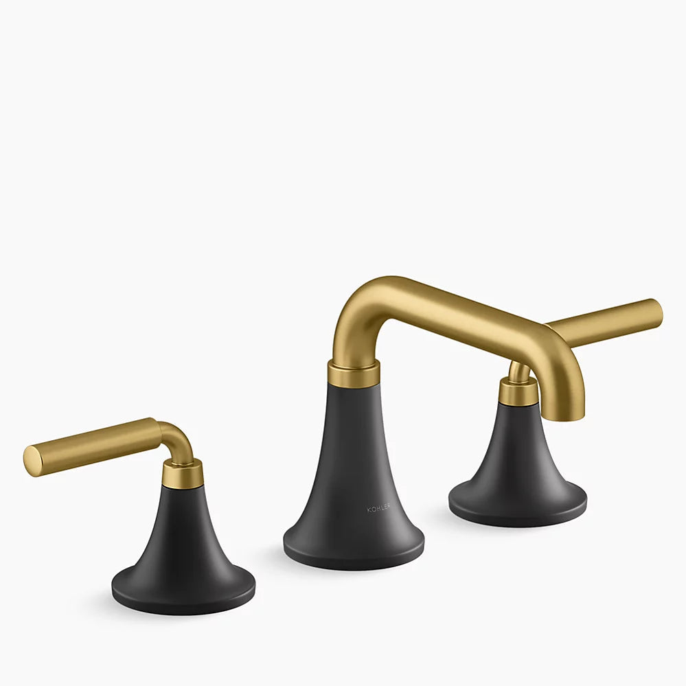 Kohler Tone Widespread bathroom sink faucet, 0.5 gpm K-27416-4N-BMB - Plumbing Market