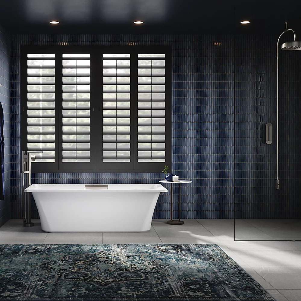 Kohler Volute 63" x 28-3/8" freestanding bath with base K-29328-0-0 - Plumbing Market