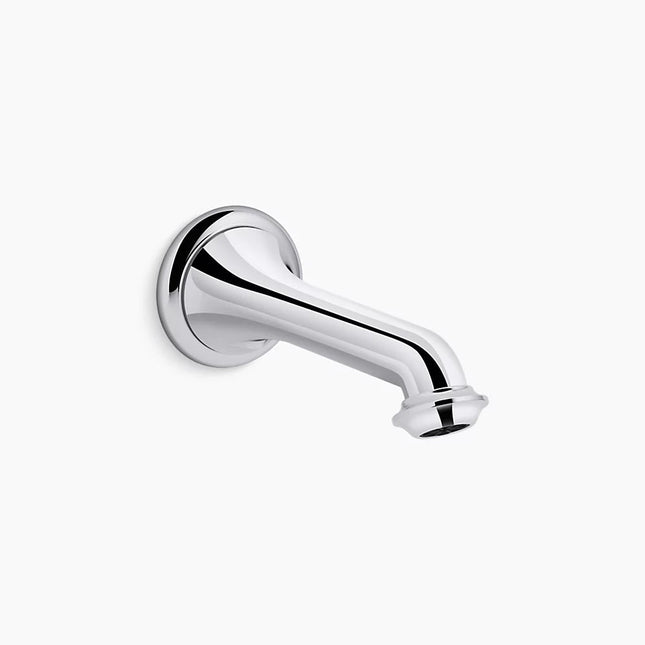 Kohler Artifacts Wall Mount Bathroom Faucet Bath Spout, Turned 72792-CP - Plumbing Market