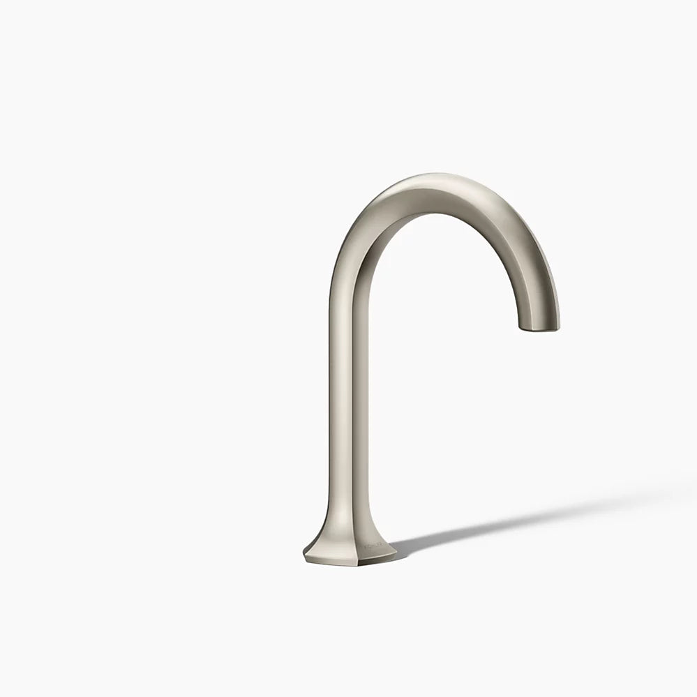 Kohler Occasion Bathroom sink faucet spout with Cane design, 0.5 gpm K-27008-N-BN - Plumbing Market