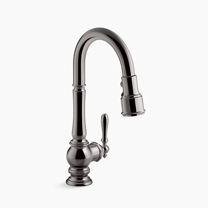 Kohler Artifacts Pull-down kitchen sink faucet with three-function sprayhead K-99261-TT - Plumbing Market