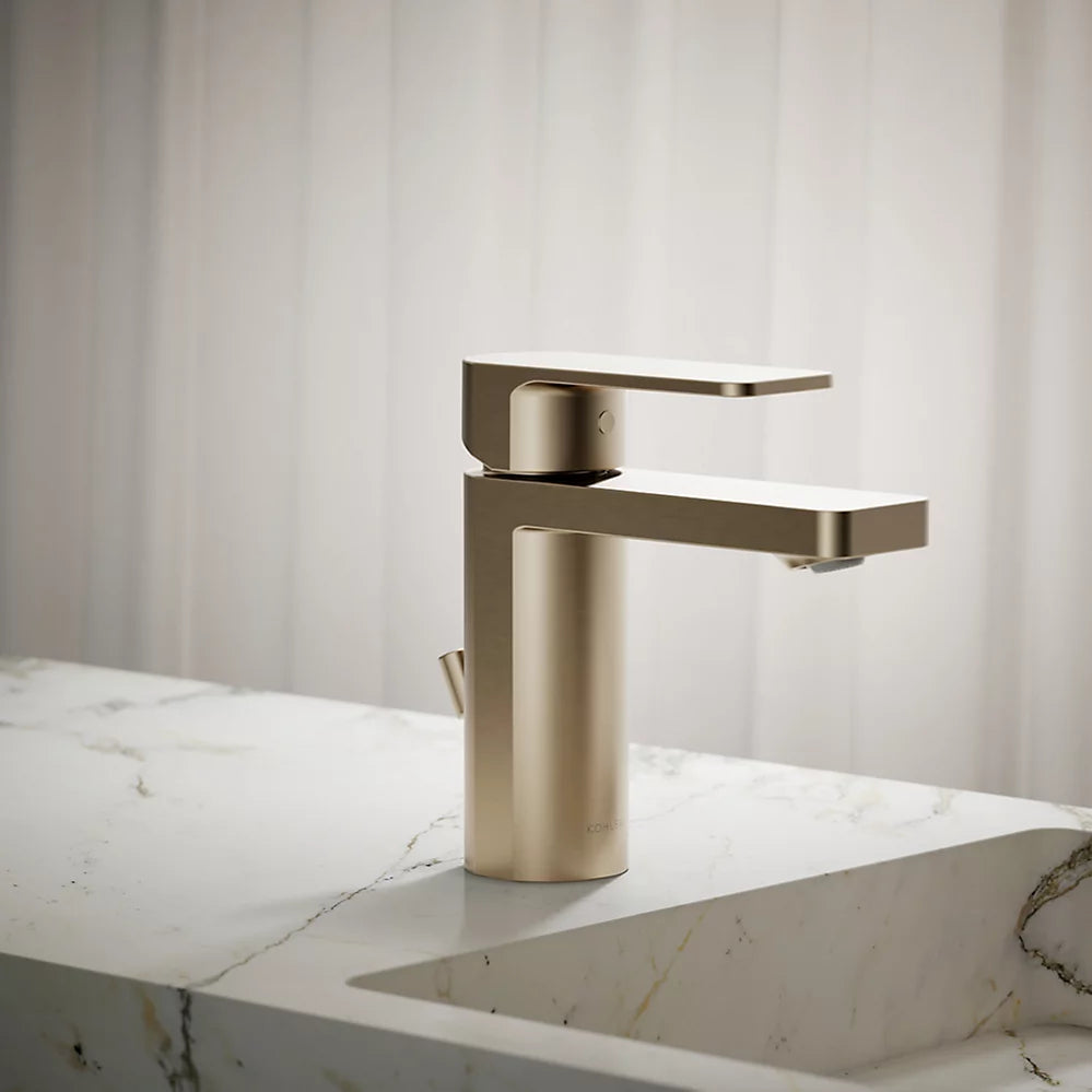 Kohler Parallel Single-handle bathroom sink faucet, 1.2 gpm K-23472-4-BV - Plumbing Market