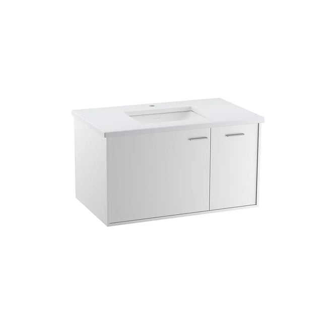 Kohler Jute 36" wall-hung bathroom vanity cabinet K-99543-R-1WA - Plumbing Market