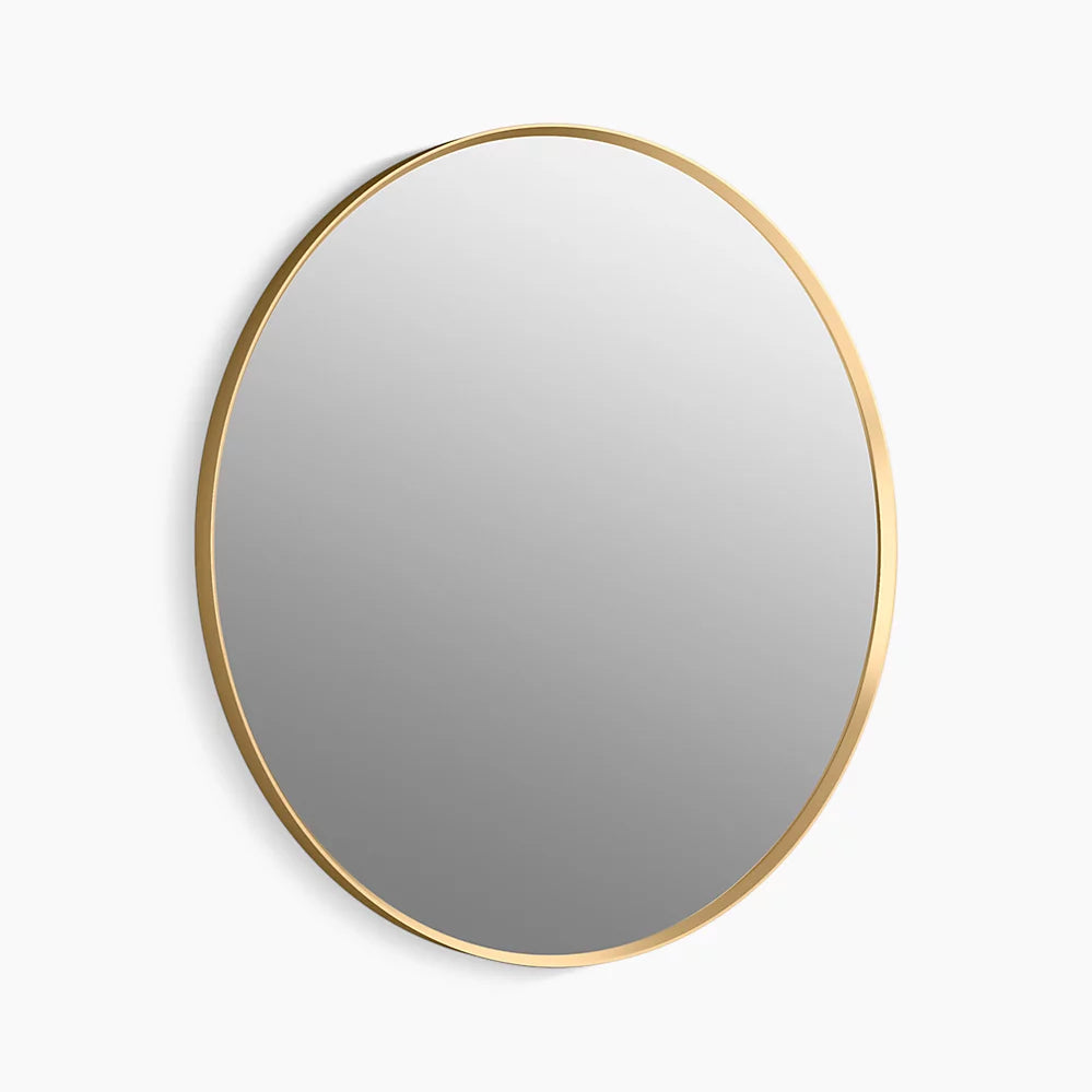 Kohler Essential 36" round framed mirror K-31369-BGL - Plumbing Market