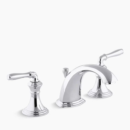 Kohler Devonshire Widespread bathroom sink faucet, 1.2 gpm K-394-4-CP - Plumbing Market