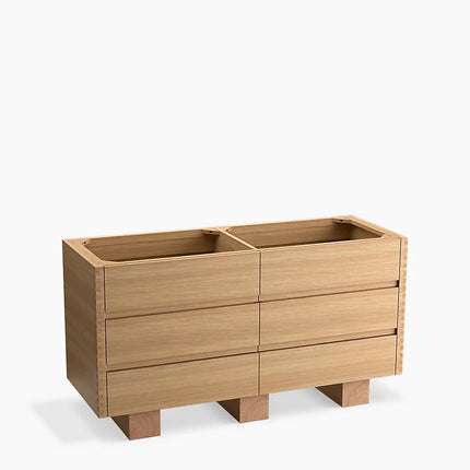 Kohler Landshapes by Daniel Arsham 60" bathroom vanity cabinet K-32299-STT - Plumbing Market