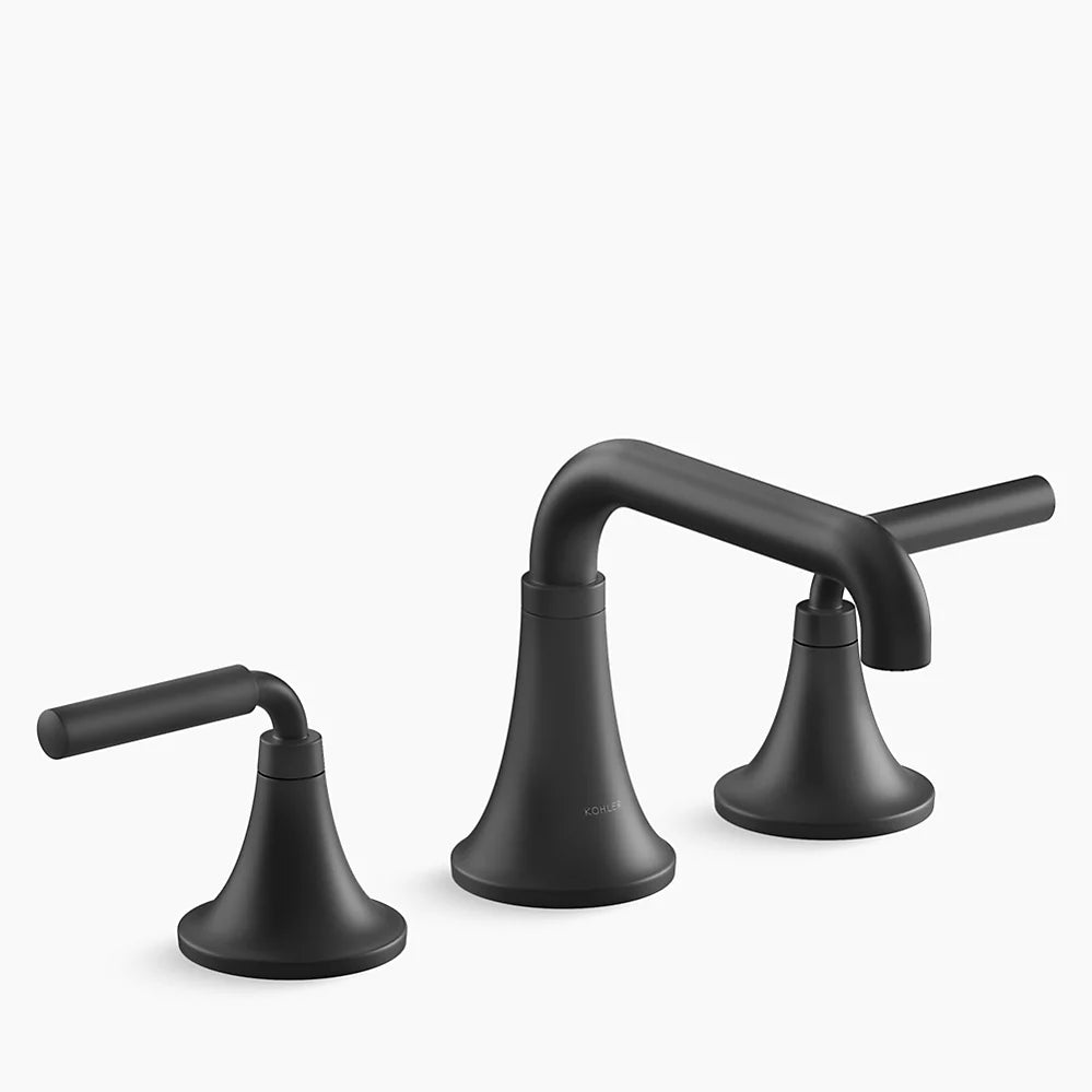 Kohler Tone Widespread bathroom sink faucet, 0.5 gpm K-27416-4N-BL - Plumbing Market