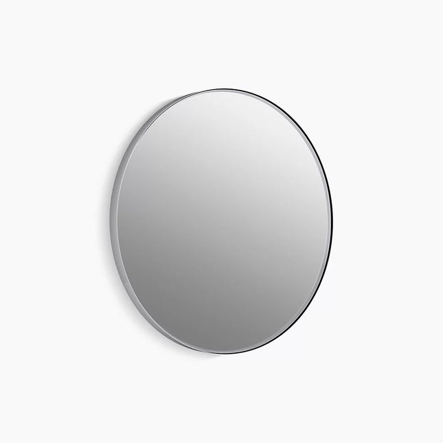 Kohler Essential 28" round framed mirror K-26050-CPL - Plumbing Market