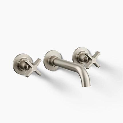 Kohler Castia by Studio McGee Wall-mount bathroom sink faucet trim, 1.2 gpm K-T35909-3-BN - Plumbing Market