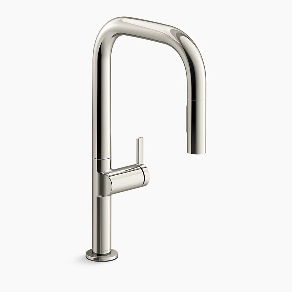Kohler Components Touchless pull-down kitchen sink faucet with two-function sprayhead K-28271-SN - Plumbing Market