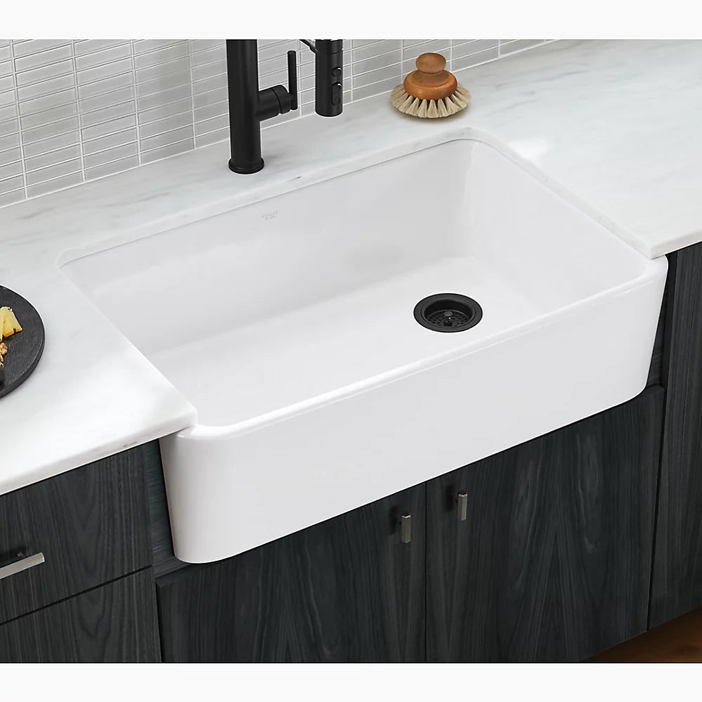 Kohler Ironridge 34" undermount single-bowl farmhouse kitchen sink K-24268-42 - Plumbing Market