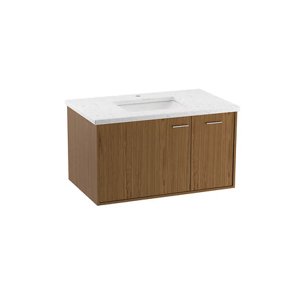 Kohler Jute 36" wall-hung bathroom vanity cabinet K-99543-R-1WM - Plumbing Market