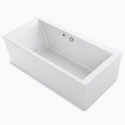 Kohler Stargaze 60" x 34" freestanding bath with Bask heated surface and straight shroud K-24010-W1-0 - Plumbing Market