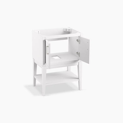 Kohler Winnow 24" bathroom vanity cabinet with sink and quartz top K-33577-ASB-0 - Plumbing Market