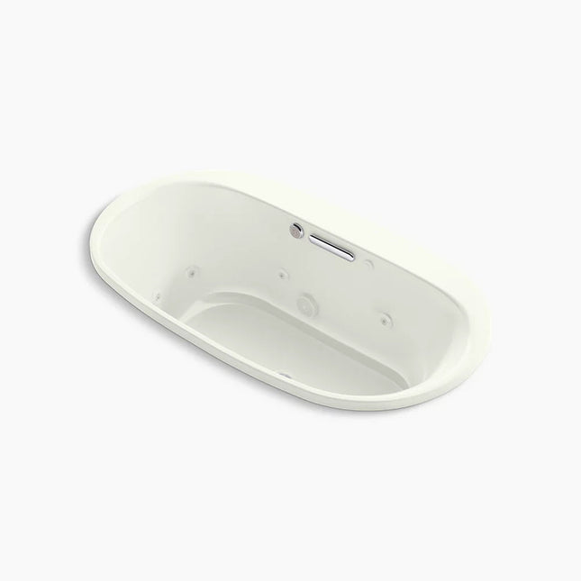 Kohler Underscore 65-1/2" x 35-3/4" drop-in Heated BubbleMassage air bath with whirlpool K-5716-XHGH-NY - Plumbing Market