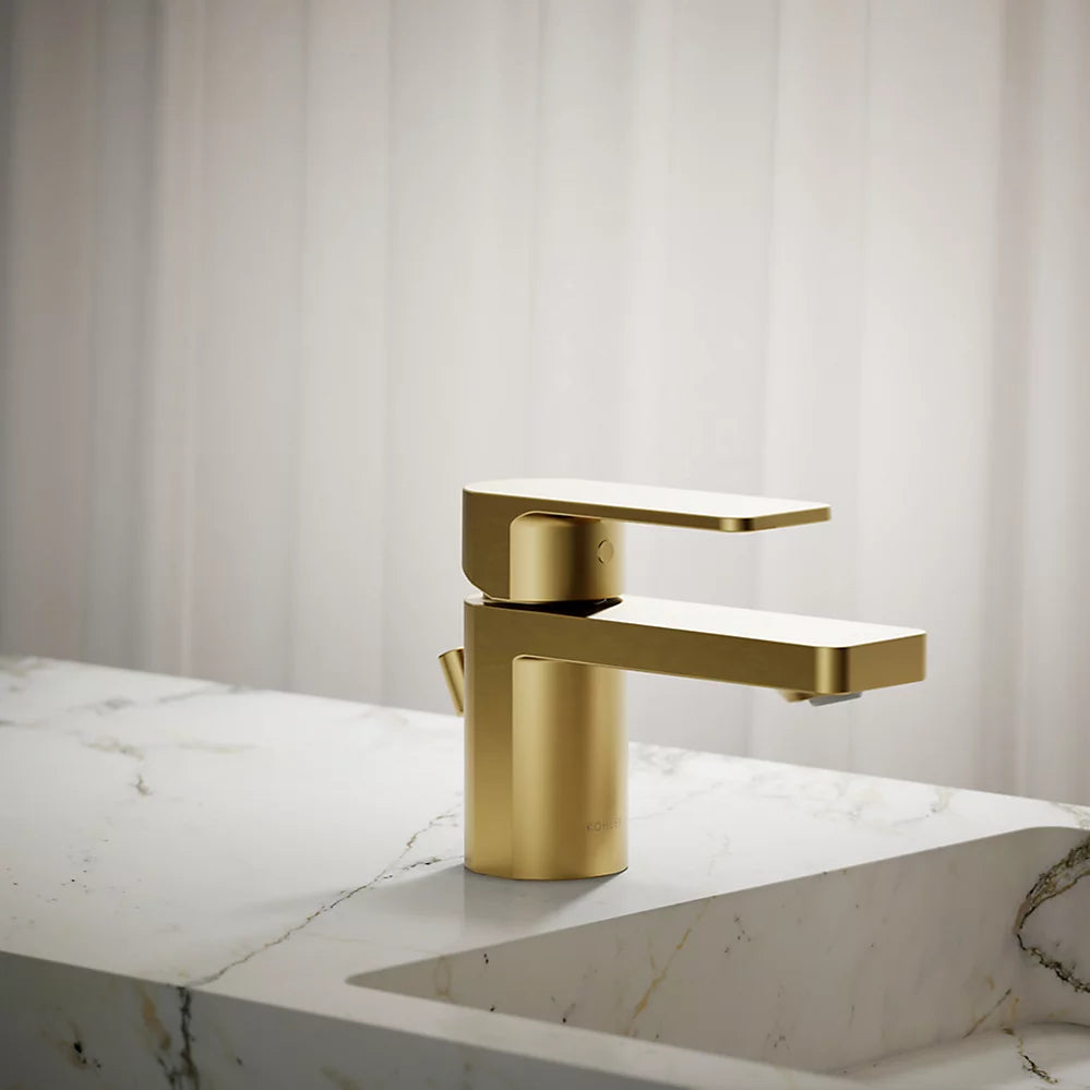 Kohler Parallel Low single-handle bathroom sink faucet, 1.2 gpm K-24804-4-2MB - Plumbing Market