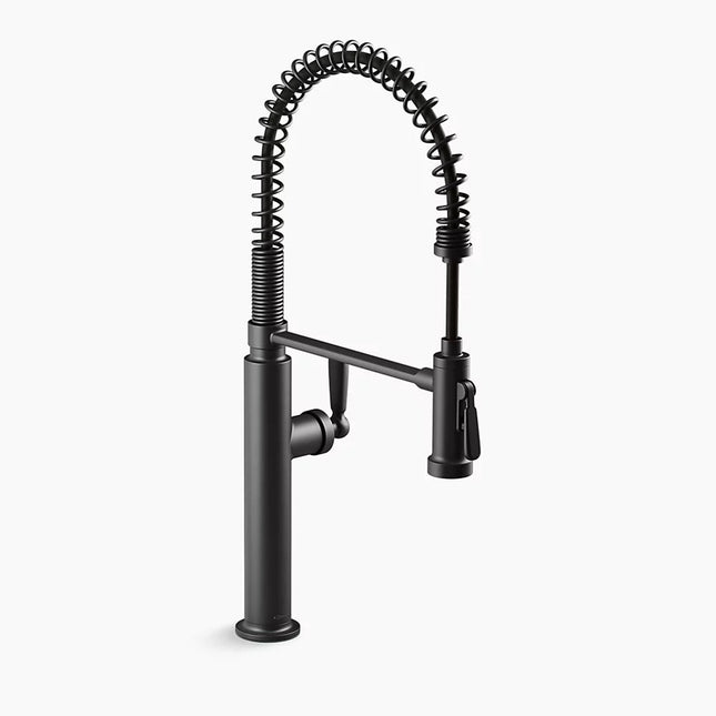 Kohler Edalyn by Studio McGee Semi-professional kitchen sink faucet with two-function sprayhead K-28360-BL - Plumbing Market