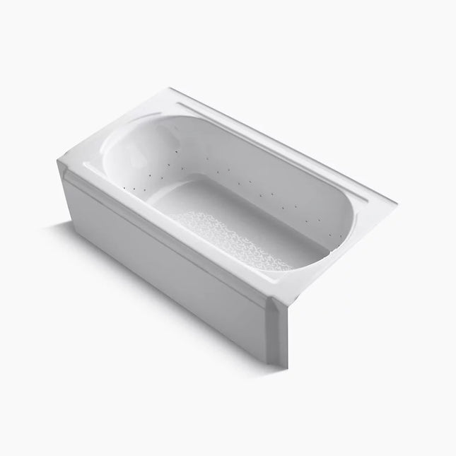 Kohler Memoirs 60" x 33-3/4" alcove BubbleMassage air bath, right drain K-724-GCP-0 - Plumbing Market