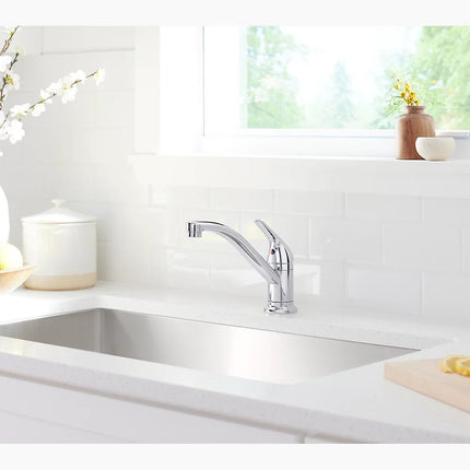 Kohler Jolt Single-handle kitchen sink faucet K-30613-CP - Plumbing Market