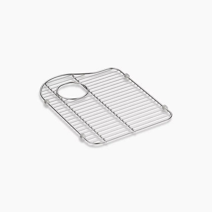 Kohler Hartland Stainless steel sink rack, 13-1/8" x 16-7/8", for left-hand bowl K-5133-ST - Plumbing Market
