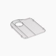 Kohler Hartland Stainless steel sink rack, 13-1/8" x 16-7/8", for left-hand bowl K-5133-ST - Plumbing Market
