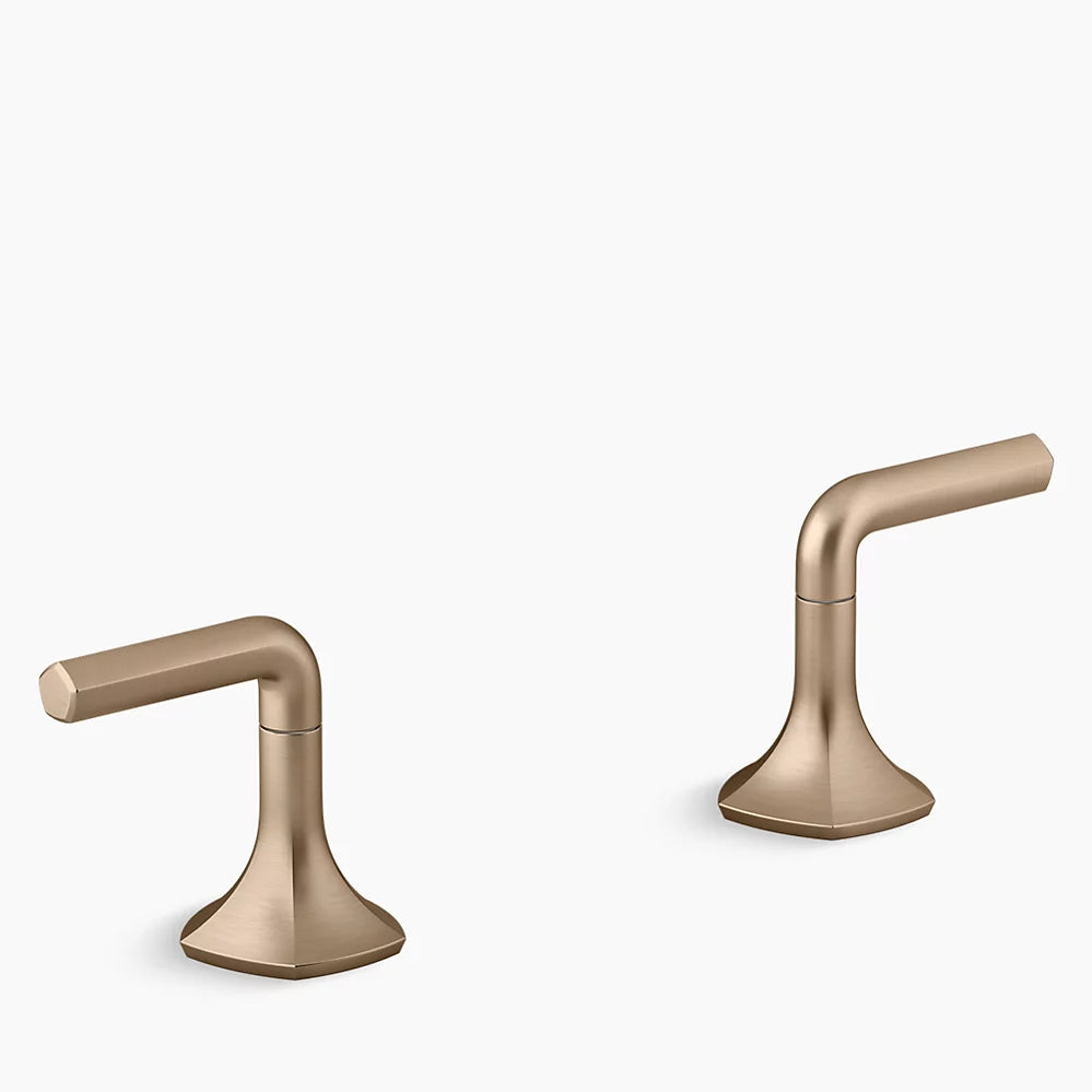 Kohler Occasion Bathroom Bath Lever Handles 27018-4-BV - Plumbing Market